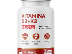 Vitamina D3 5000ui + K2 100mcg FORTE 30buc NUTRIFIC